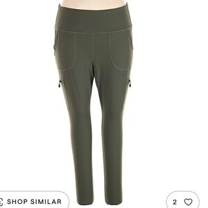 Happy Camper x Torrid Olive Green Women's leggings Pants with pockets NWOT